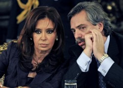 Cristina Fernandez de Kirchner junto a Alberto Fernandez