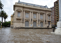 Inundación en Bahía Blanca